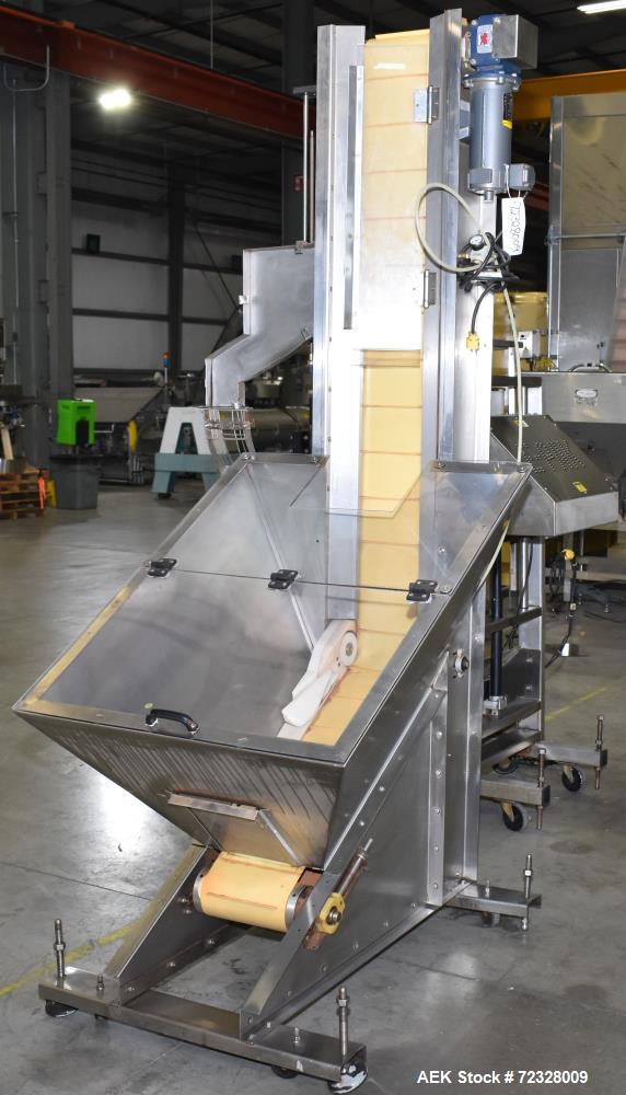Used E-Pak Automatic Inline Quill Capper with Integrated Cap Elevator/Sorter.